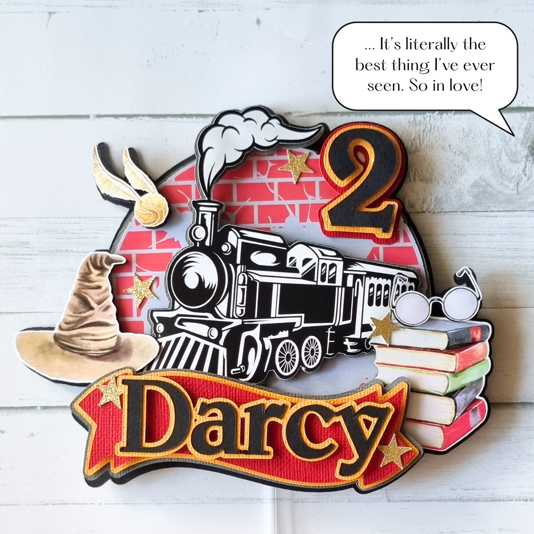 Harry Potter Birthday Cake Topper