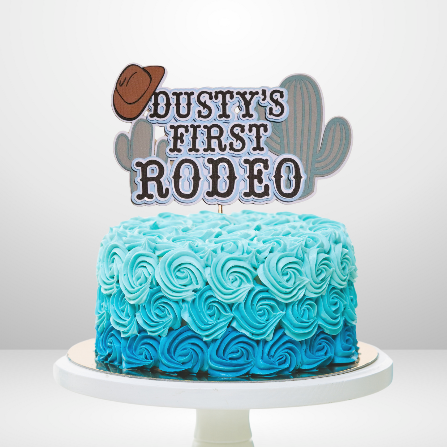 First Rodeo Cake Topper