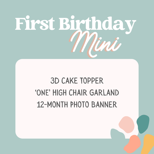 First Birthday Mini Party Package