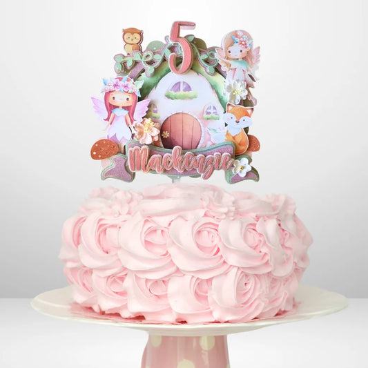 Fairy Woodlands Cake Topper