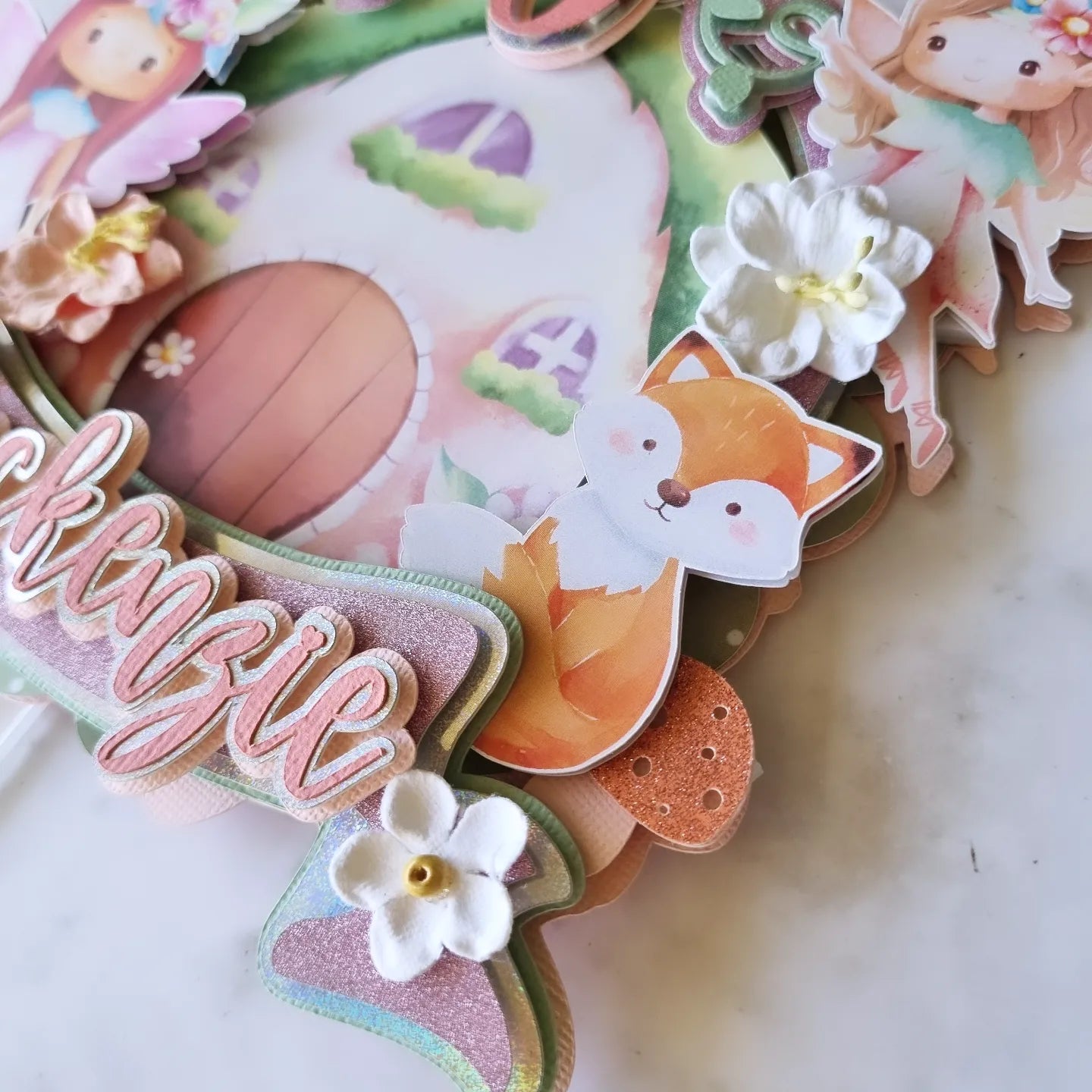 Fairy Woodlands Cake Topper