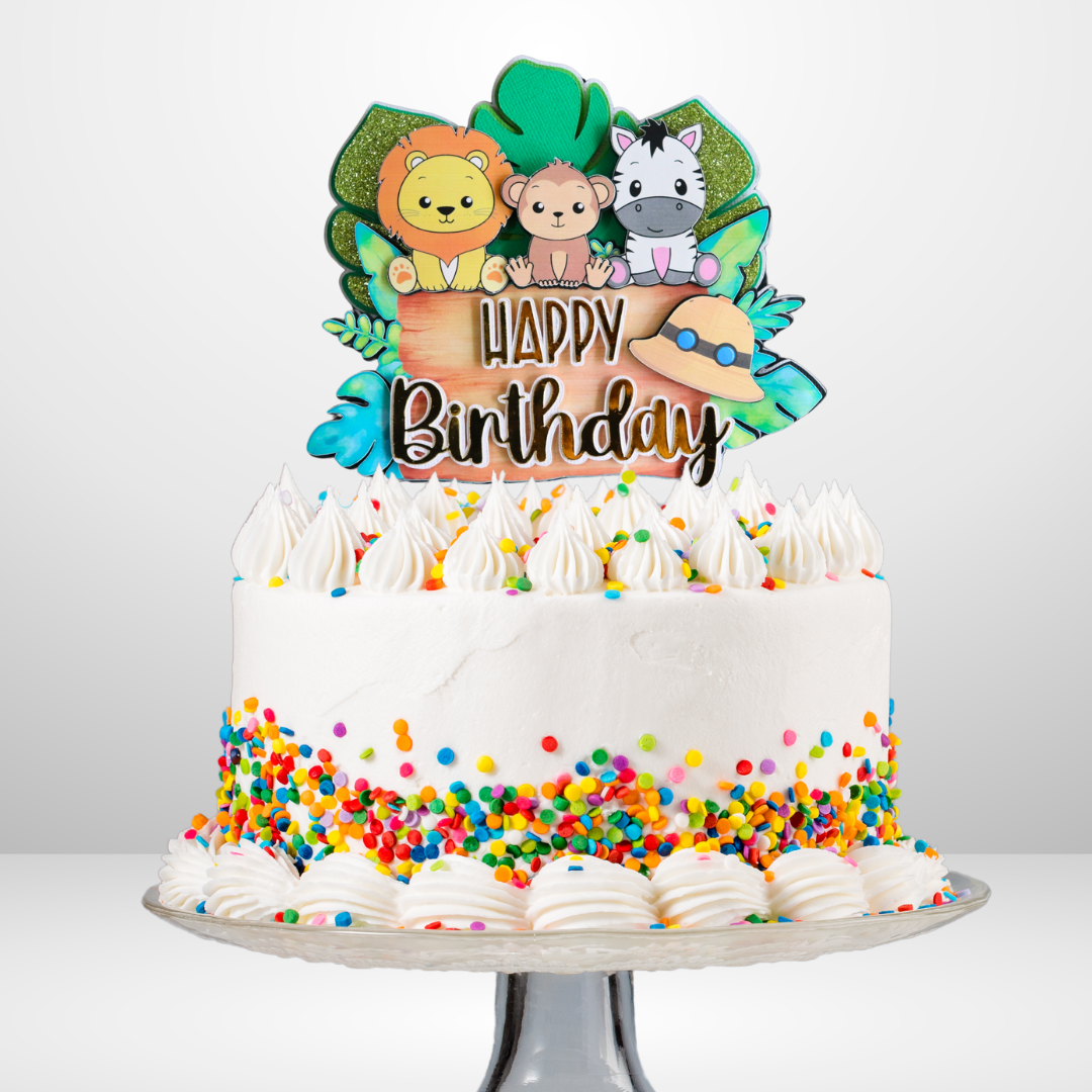 Safari Jungle Cake Topper