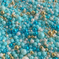 Ocean Blue Deluxe Edible Sprinkles, Cake Decorations, Cake Sprinkles